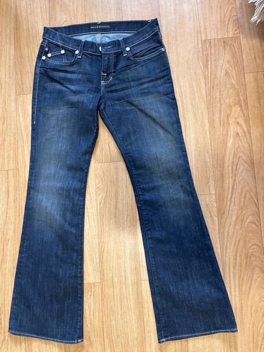 Вінтажні Джинси кльош на низький посадці