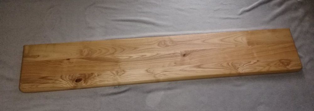 Sprzedam drewniany parapet jesionowy 148 cm x 25,5cm półka drewniana