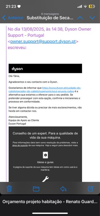 Secador Dyson Supersonic