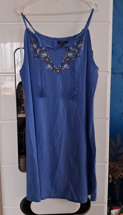 Sukienka tunika na ramiaczkach letnia nowa z metką 44/46