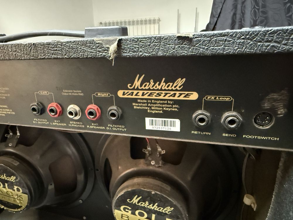 Amplificador Marshall Valvestate VS265 com pedal