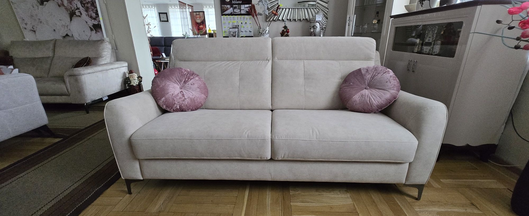 Sofa ze spaniem na materacu stelaż włoski CAMOMILLA Vero