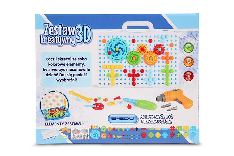 Wkrętarka wiertarka  konstrukcyjny śrubki 3d