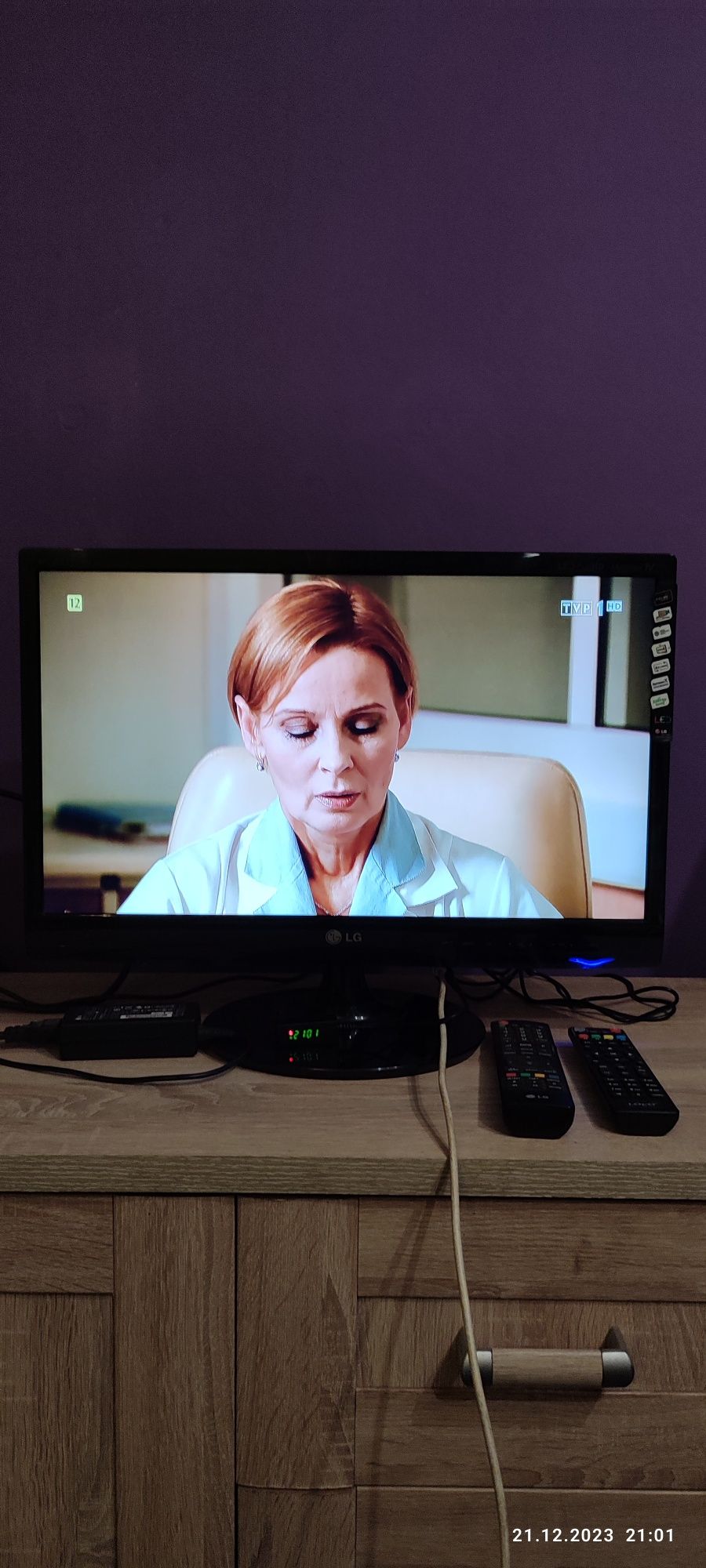 Monitor LG z TV 22 całe LED z tunerem DVB-T 2