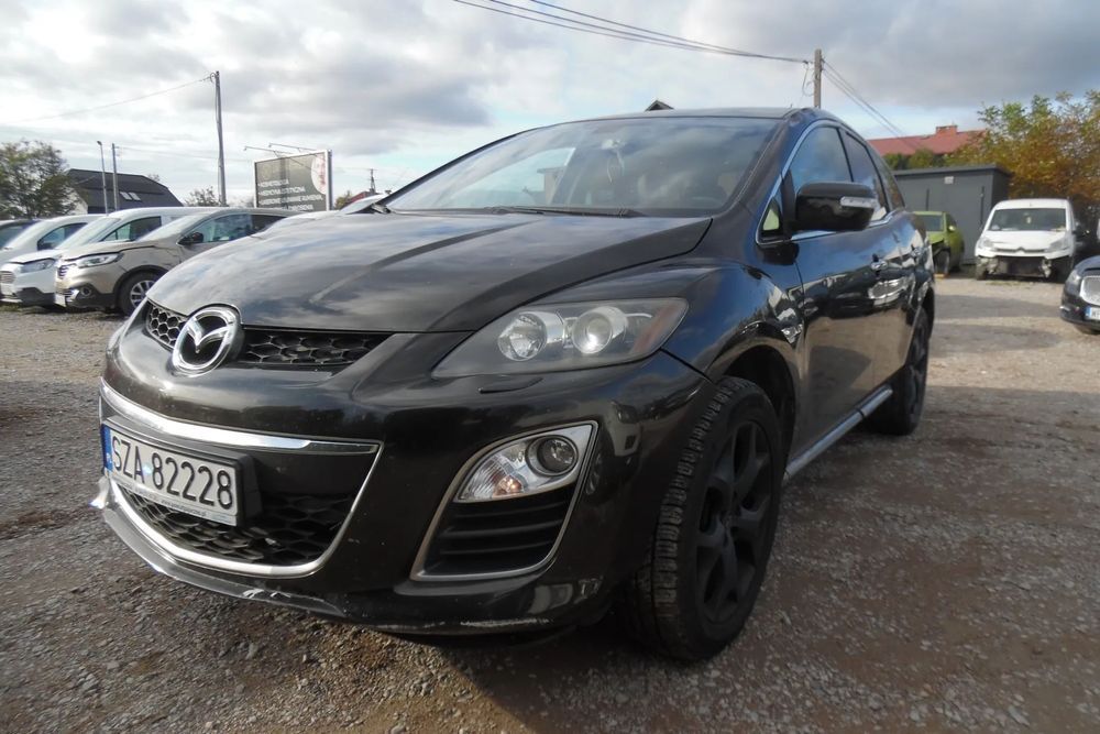Mazda CX-7 I rej. 2010r, 2.2 CDTI 4x4, Uszkodzony prawy bok, Jeździ.