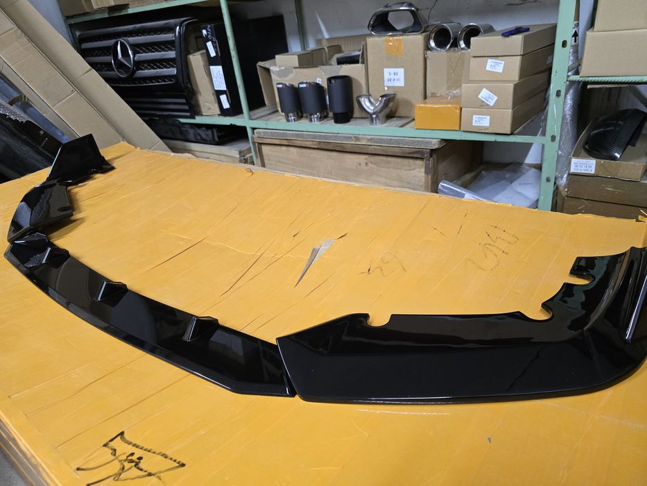 Обвес губа юбка накладка для BMW X5М F95 G05 лезвия на пороги спойлер