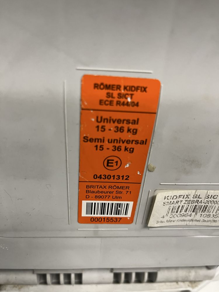 Britax Romer Kidfix SL Sict oraz Kid