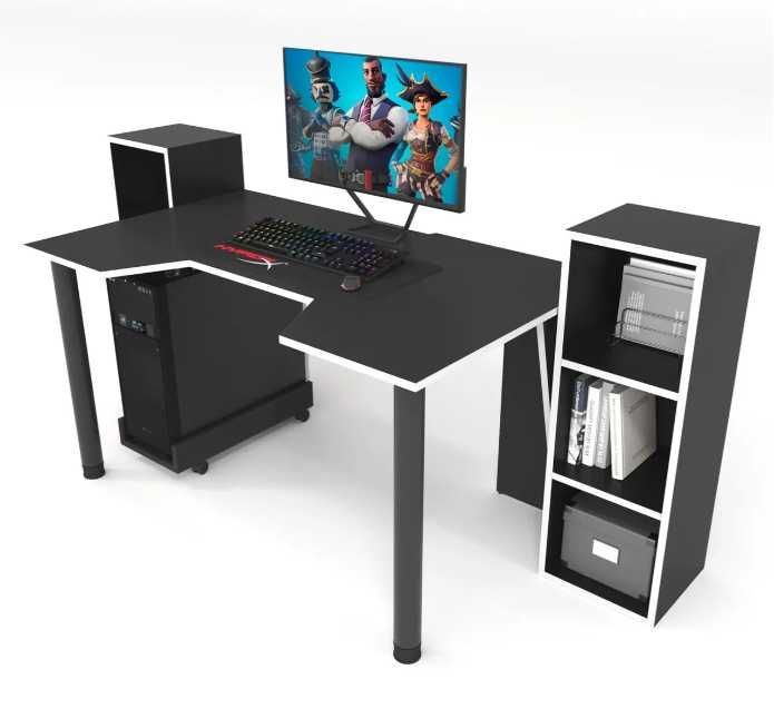 геймерский компьютерный стол игровой RED 5 с тумбами стіл геймерський