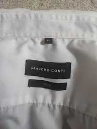 Biała koszulka Giacomo Conti nieużywana rozmiar 41 slim