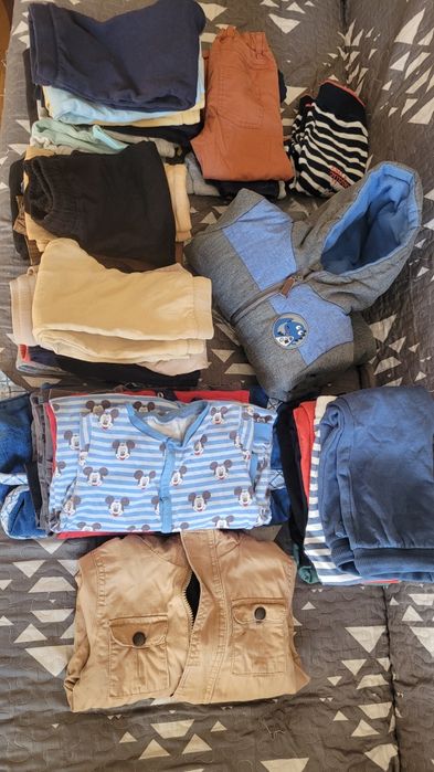 Paka ubranek niemowlęcych chłopiec zestaw komplet 92