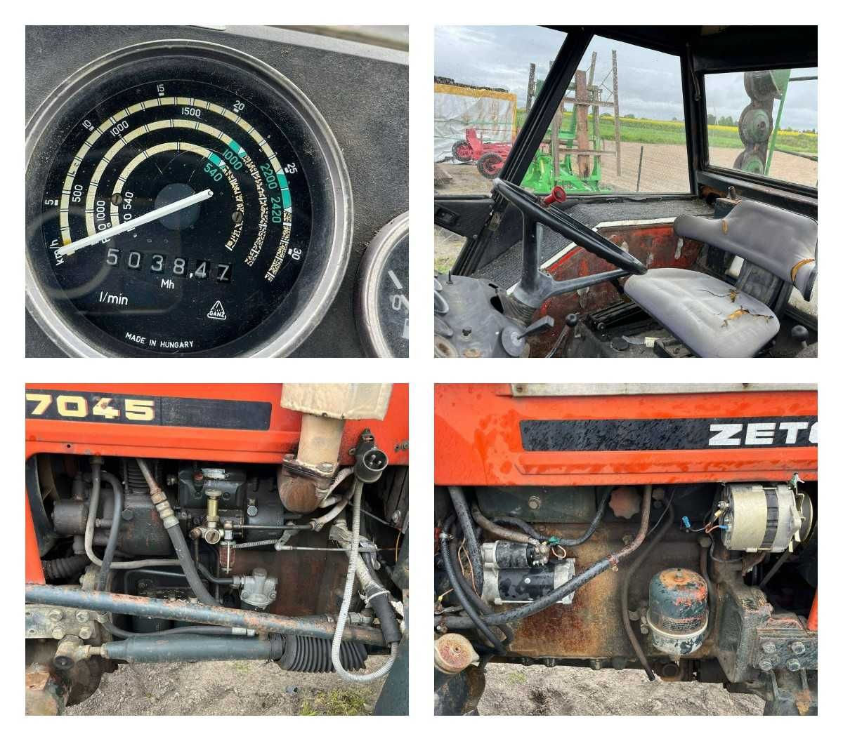 Ciągnik Rolniczy Zetor 7045 Export 4x4 Sprowadzony jak 6245,7245