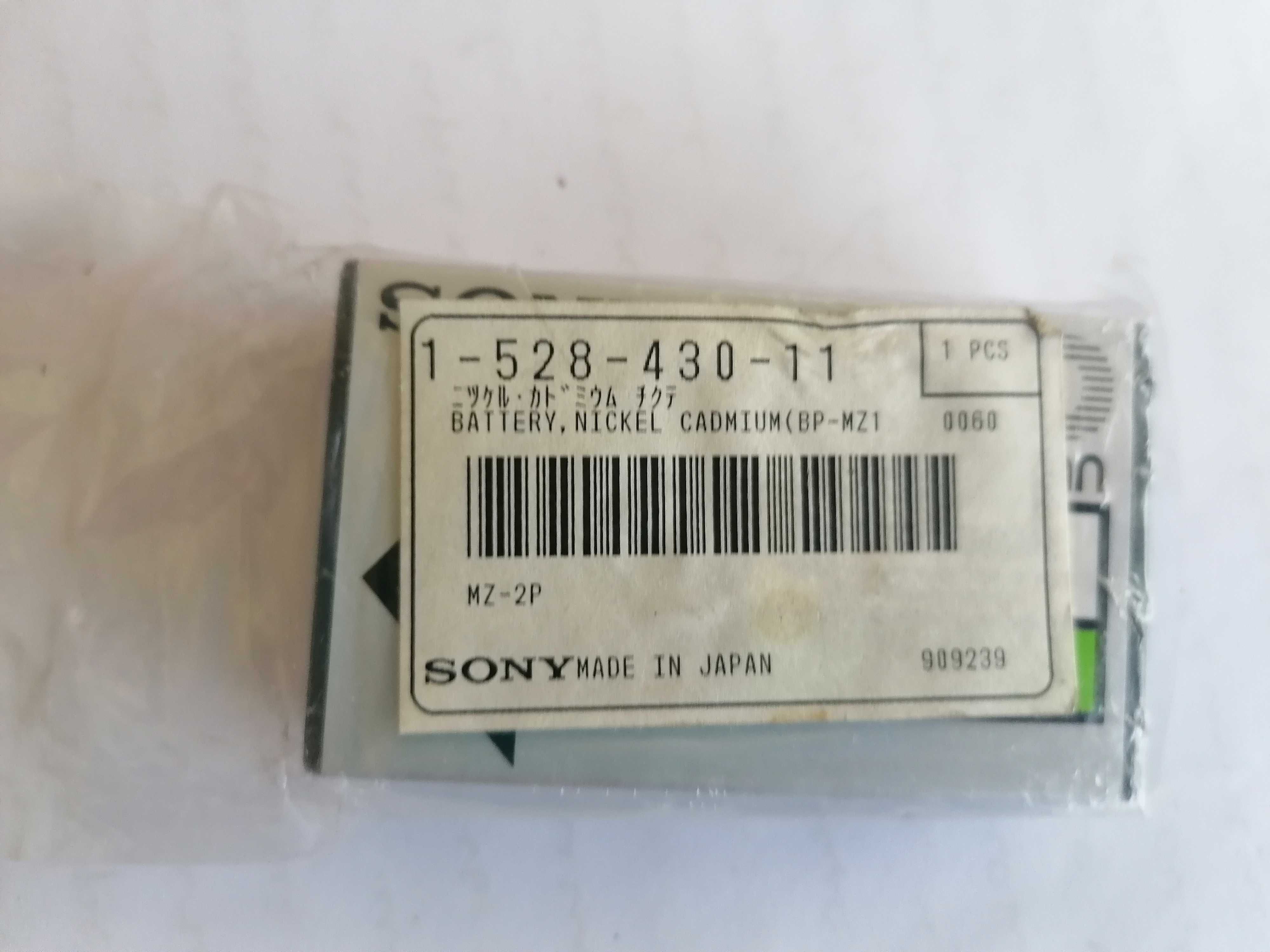 Ni-Cd акумулятор BP-MZ1 - Sony Corporation; Токіо