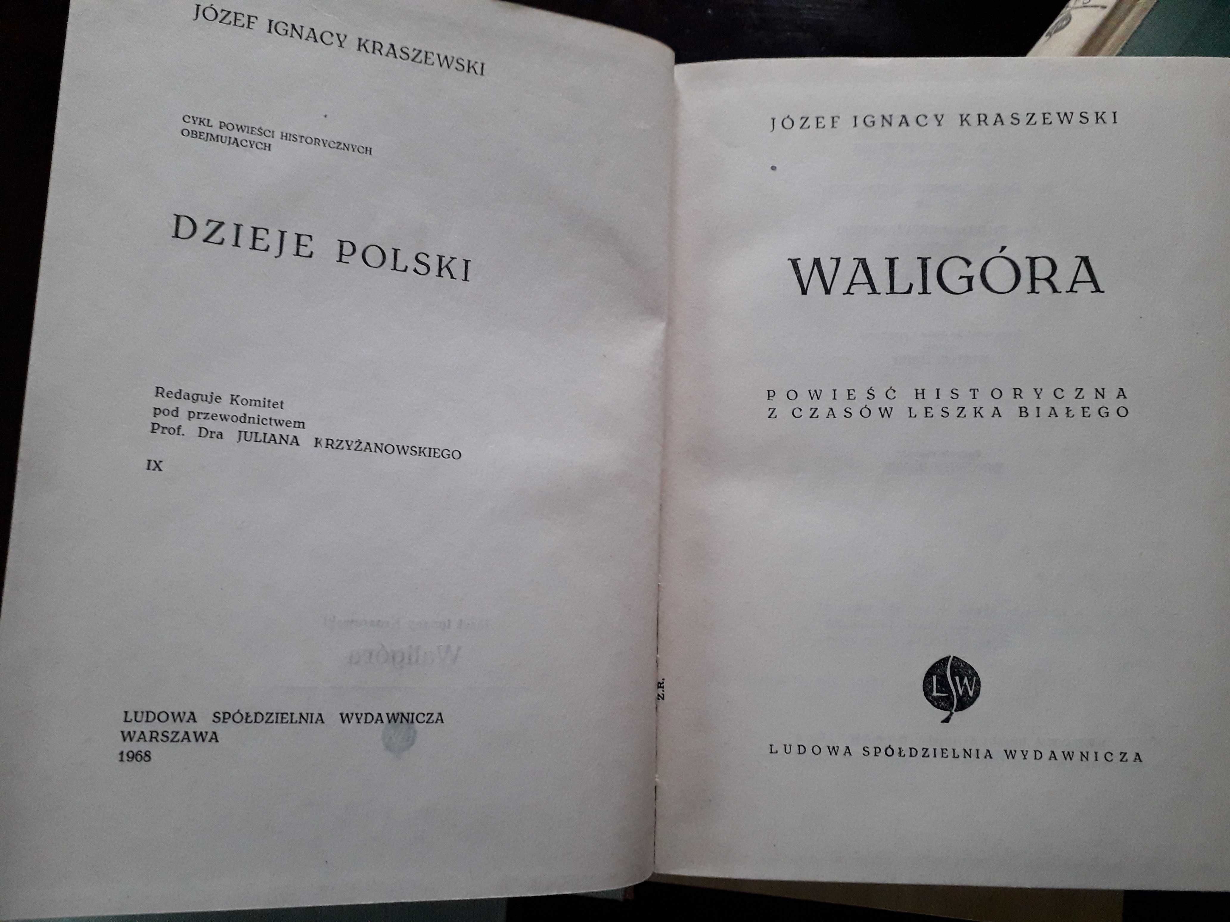 Józef Ignacy Kraszewski - powieści historyczne