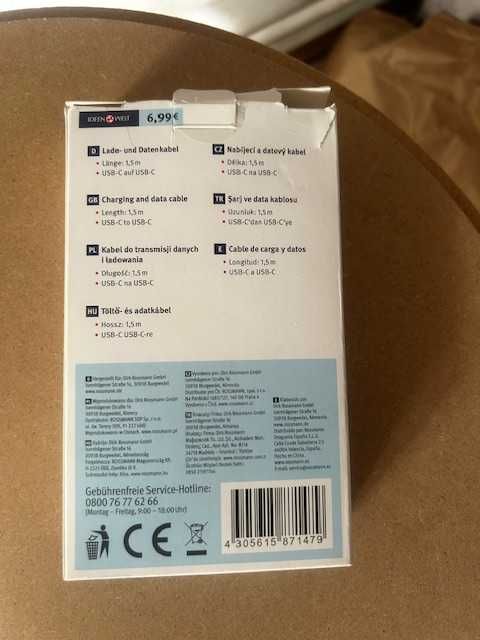 IdeenWelt Kabel USB 1,5 m C-C