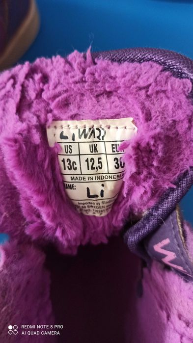 Pół buty, długość wkładki 18 cm