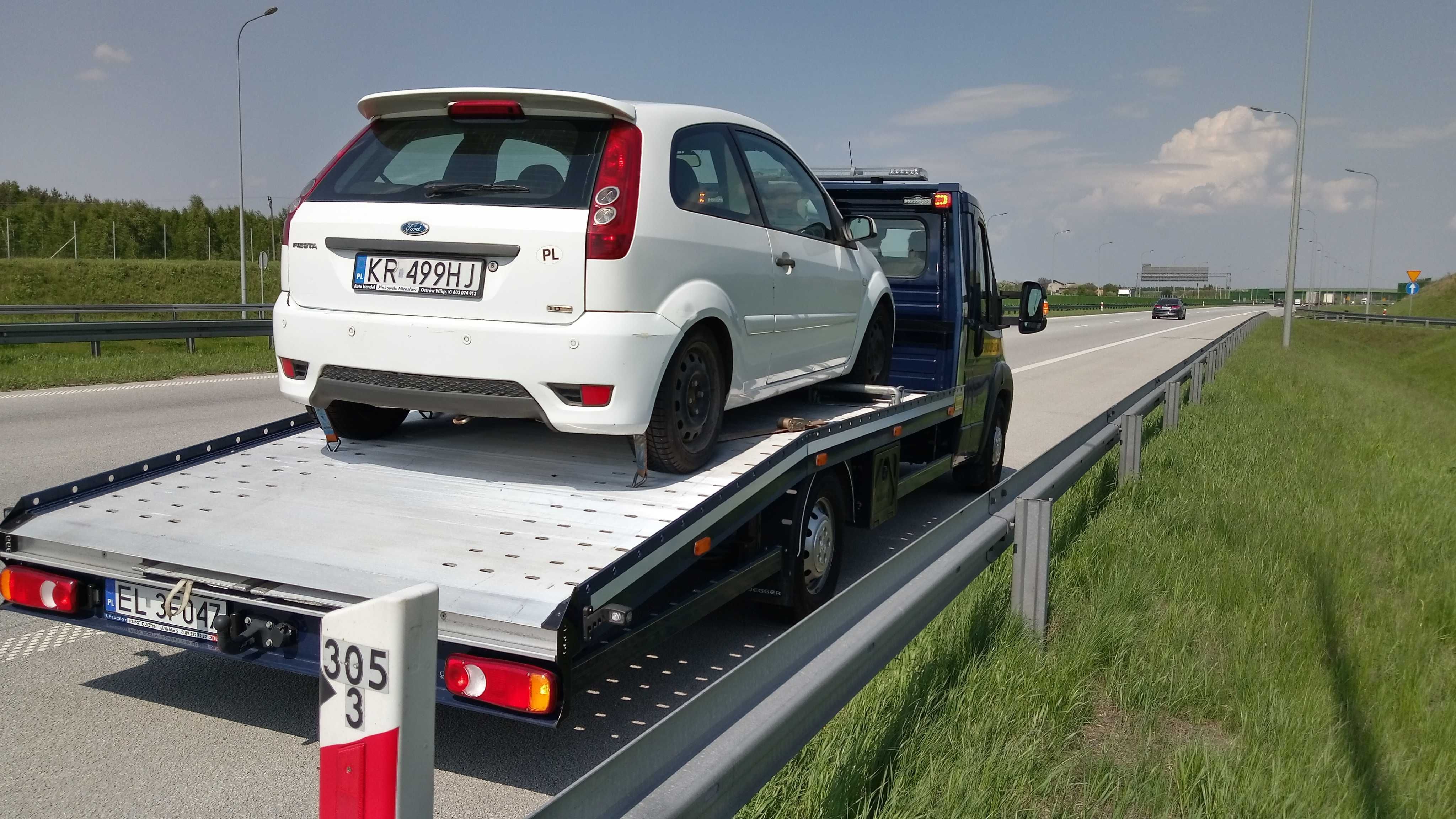 Tanie holowanie 24h A1 A2 S8 S14 Osobowe Bus Laweta Łódź na 6 osób!