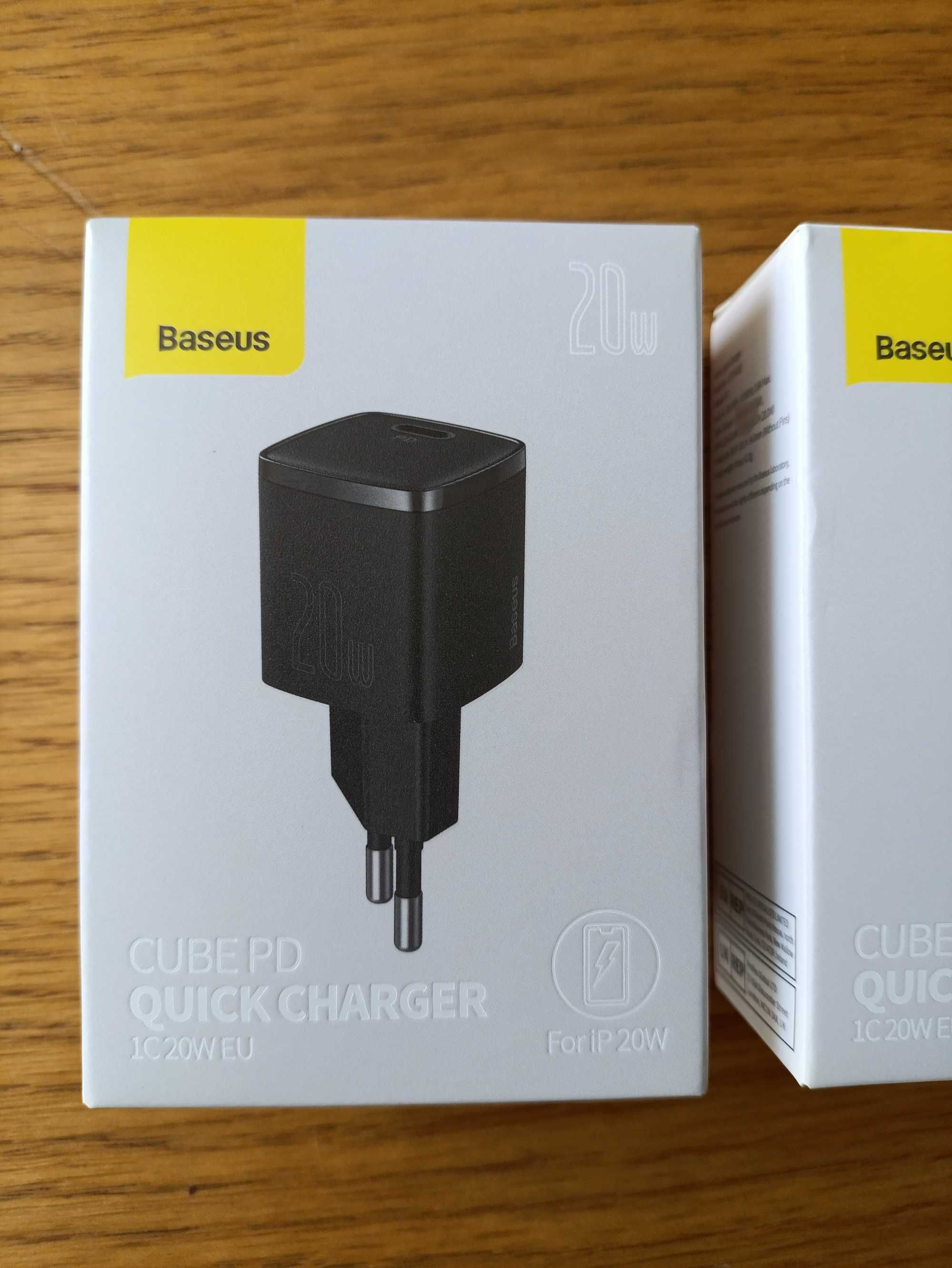 Зарядное устройство Baseus Cube PD Quick Charger 20W EU Black CCXF-A01