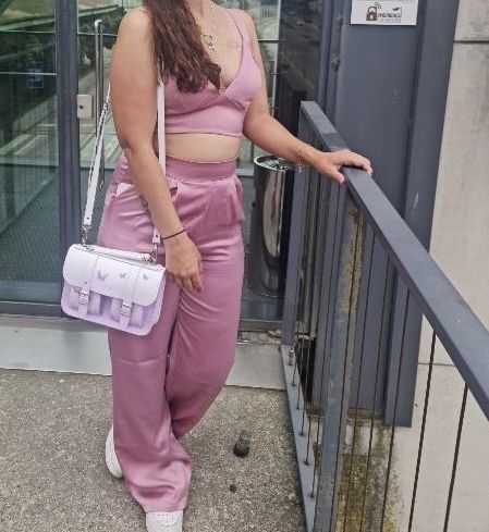 Conjunto rosa novo
