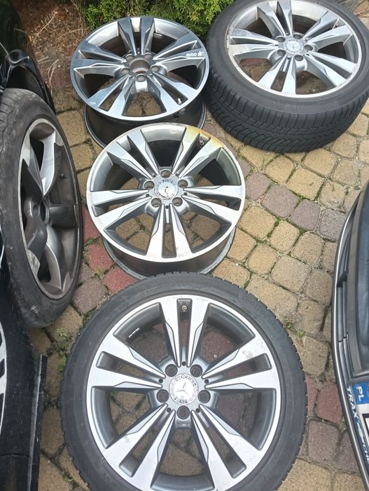 Alufelgi komplet 4 szt. Mercedes 18" w212 5x112 ET48 oryginal