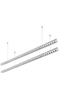 OOWOLF Lampa wisząca LED, 2 sztuki, 40 W, 6000 K