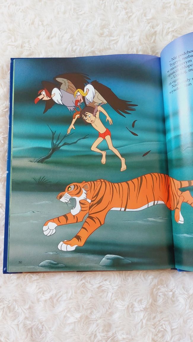 Książka Księga Dżungli przygody Mowgli Disney Złota Magiczna kolekcja