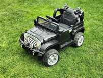 Auto elektryczne dla dzieci – Jeep, używane, sprawne, pilot, radio, Bl
