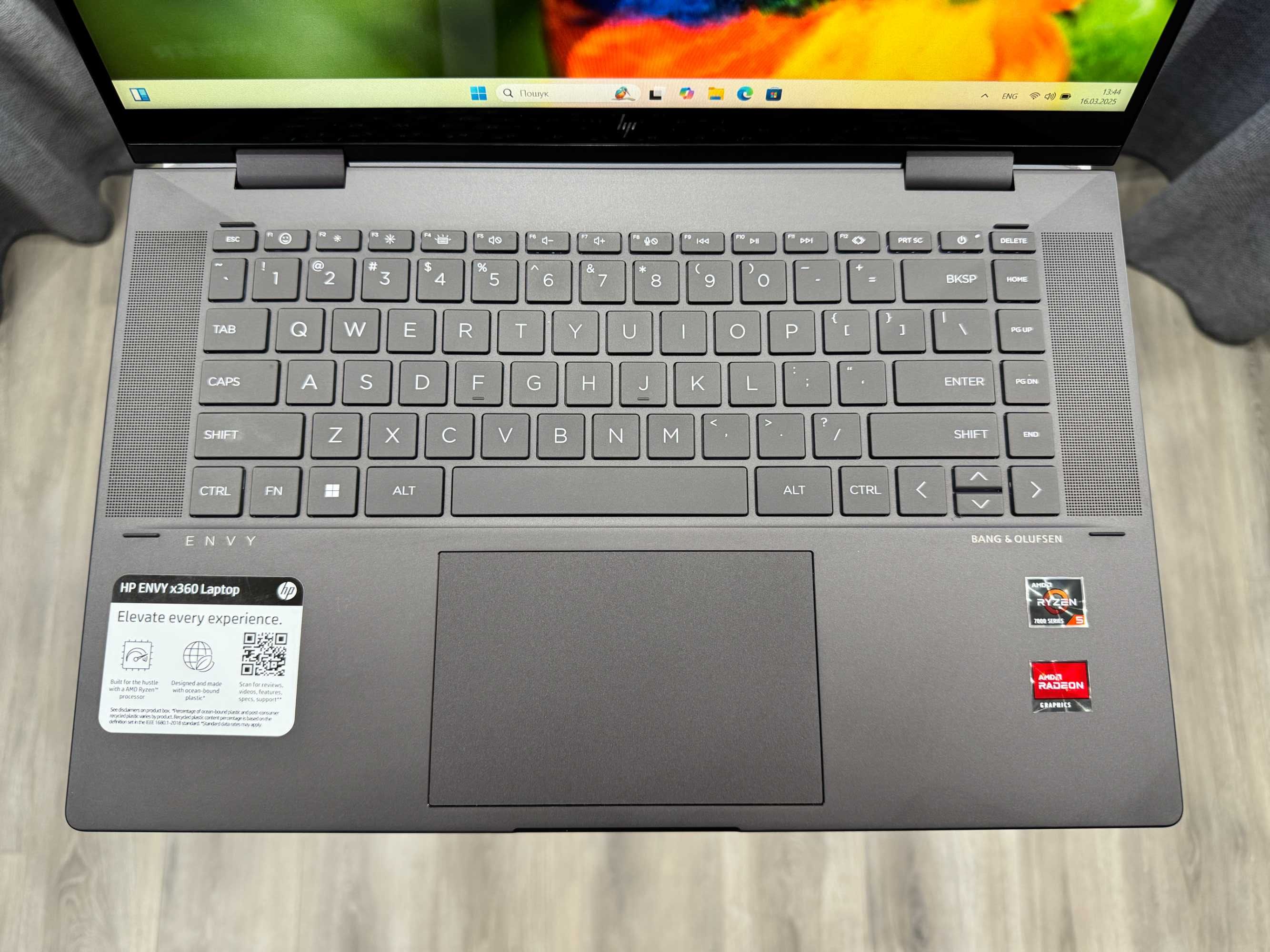 Ноутубк HP Envy x360 | Ryzen 7 7730U | Ram-16 SSD-256 | FHD IPS Сеснор