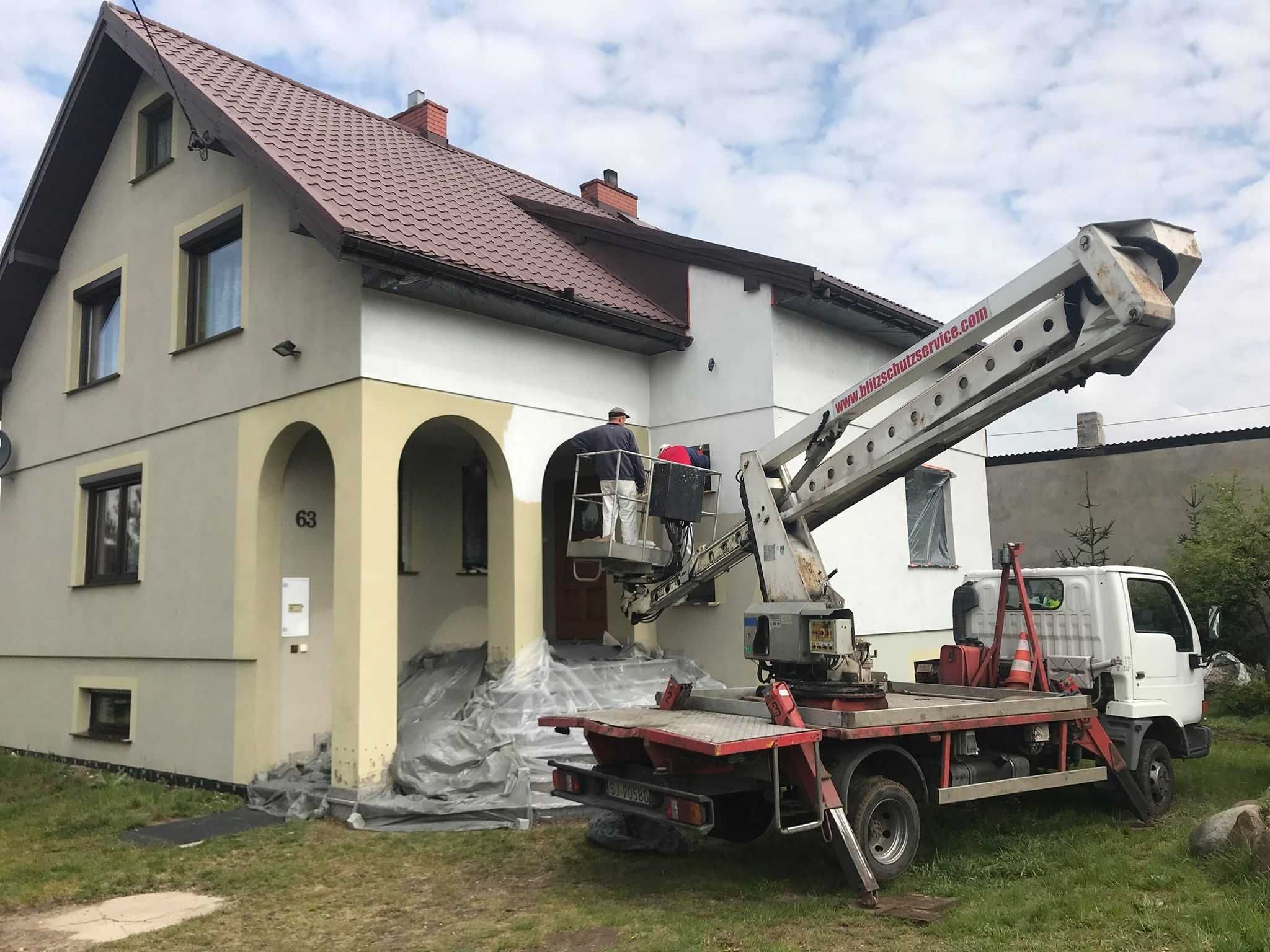 Zwyżka, wynajem zwyżki do 40 metrów, Podnośnik koszowy do wynajęcia