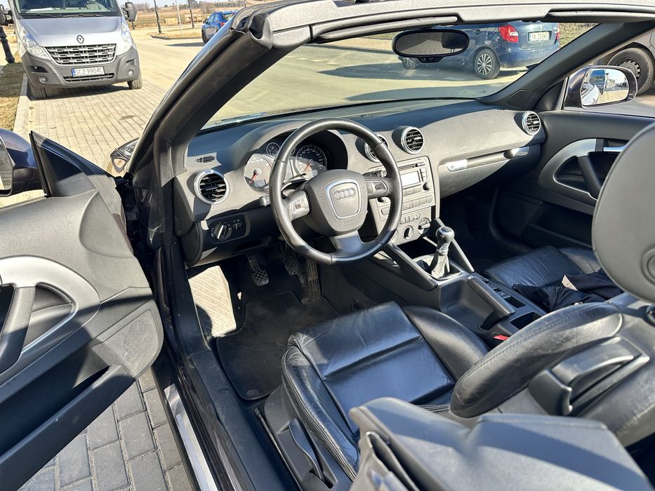 Audi A3 Cabrio / Bezwypadkowa /Skóra / Nowy rozrząd