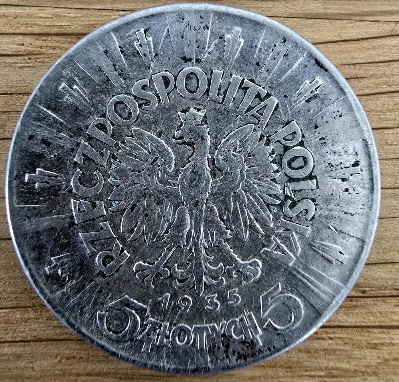 5 zł 1935r. Józef Piłsudski