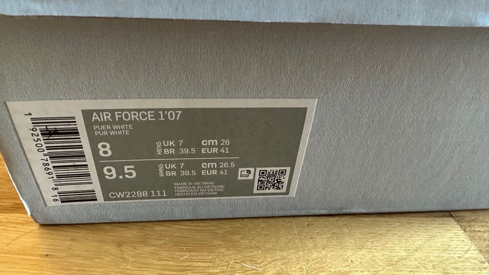 Vendo Ténis Nike Air Force 1 – Novos, Tamanho 41