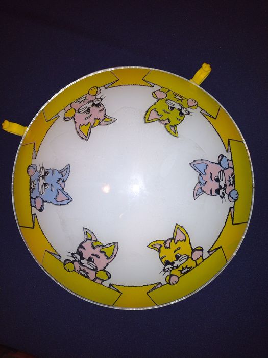 Lampa Platon 30 dziecięca z motywem kot kotami
