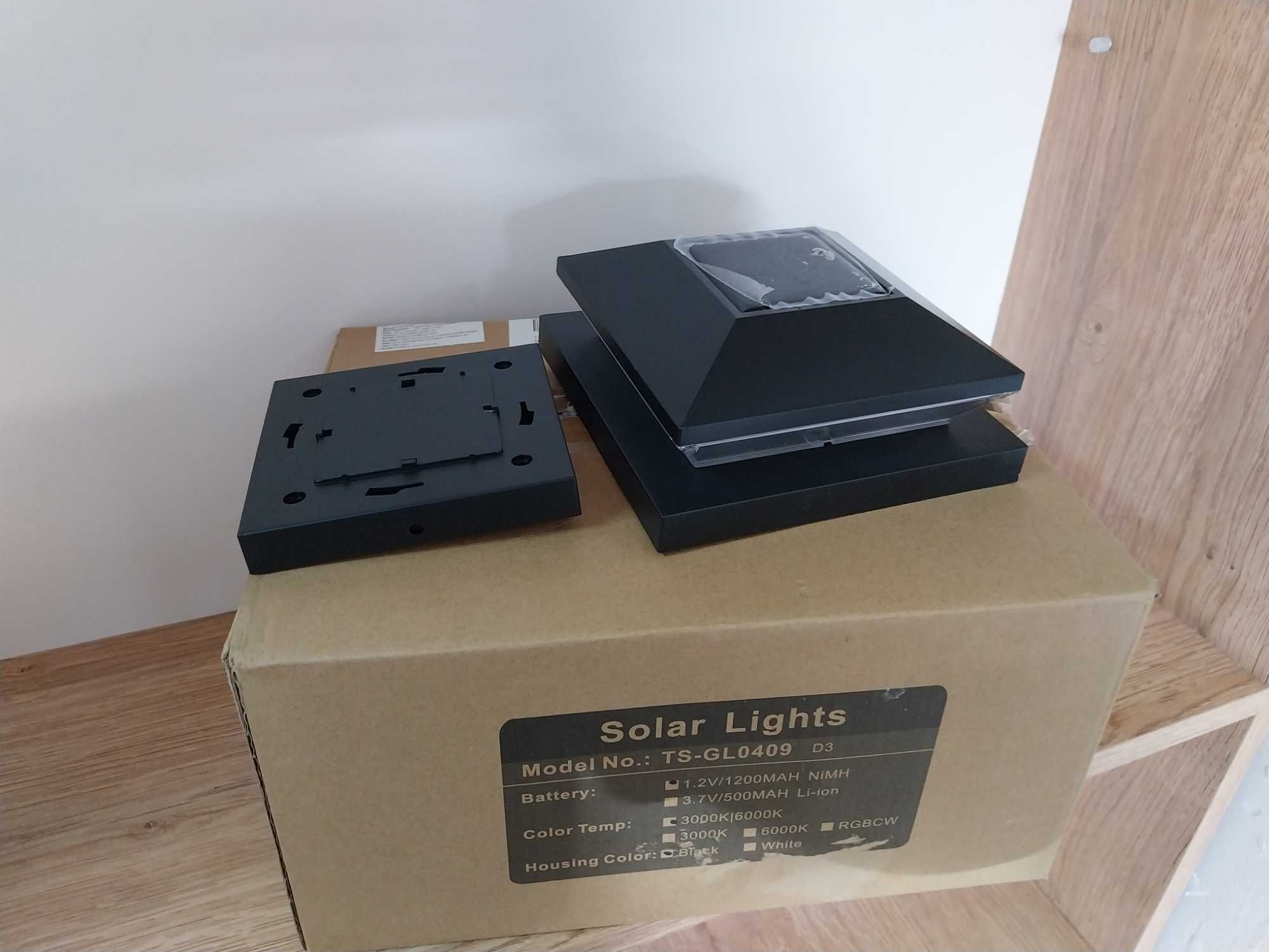 Lampy solarne T-SUN na słupki