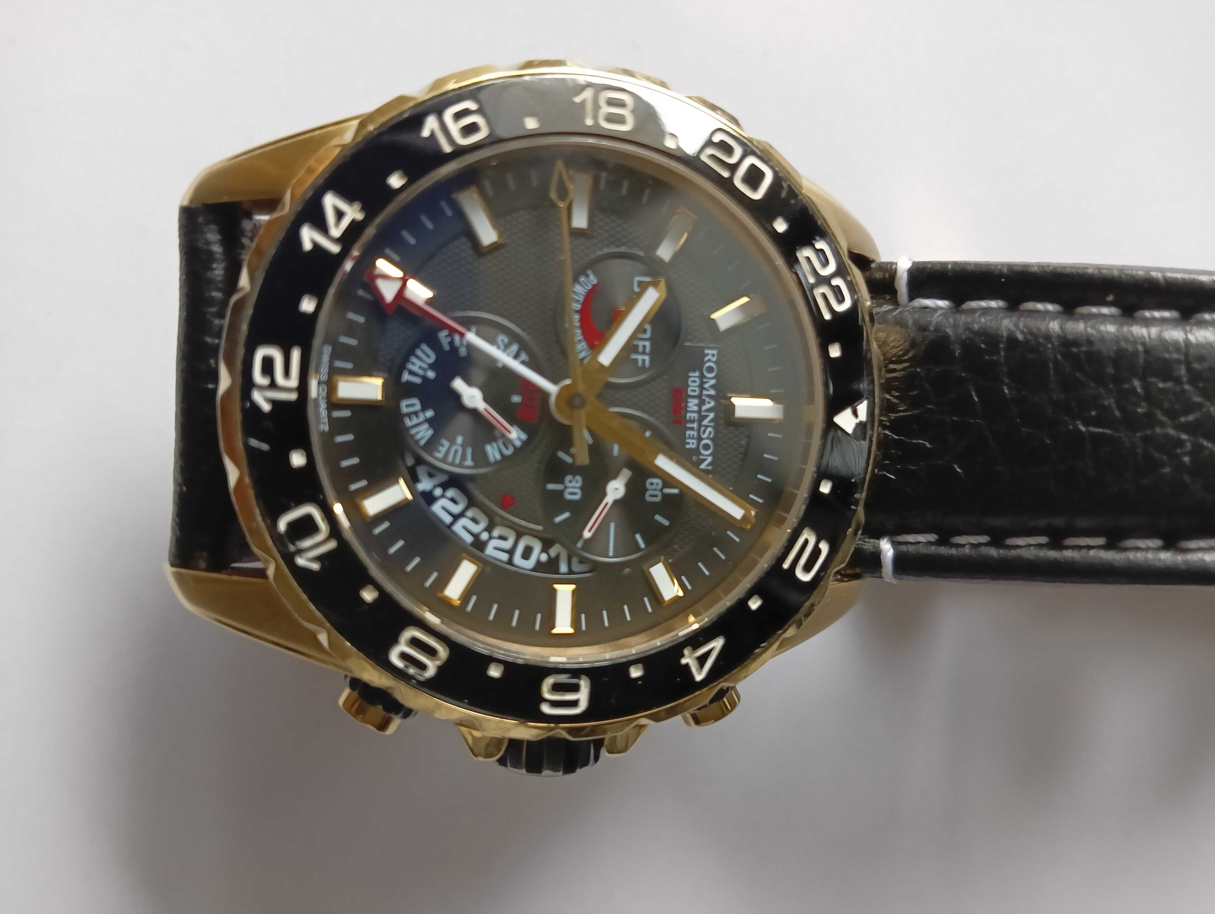 ROMANSON GMT alarm Swiss