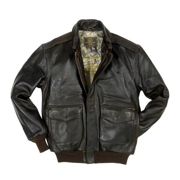 Шкіряна куртка COCKPIT Antique Lamb Leather A-2 jacket