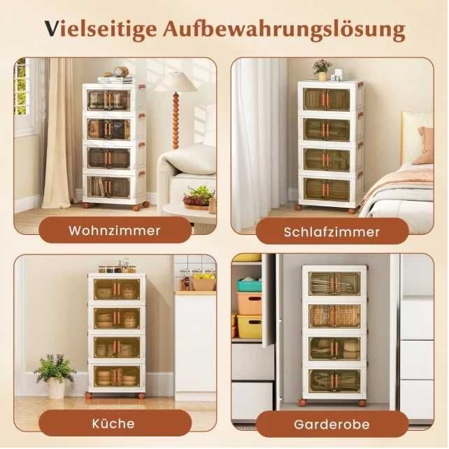 Organizer / składana szafa 4-poziomowa marki Costway