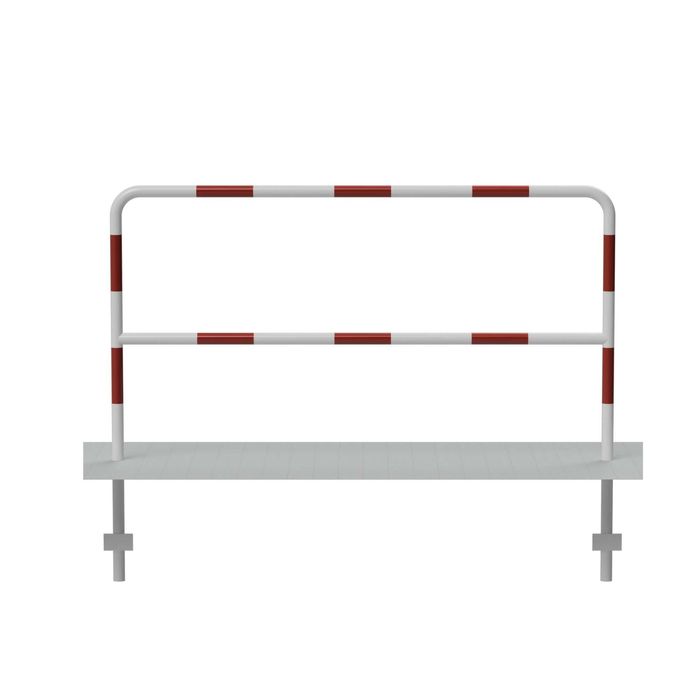 Barierka ochronna  U12A FI 48,3 x 2000 mm (500mm do wbetonowania) BHP