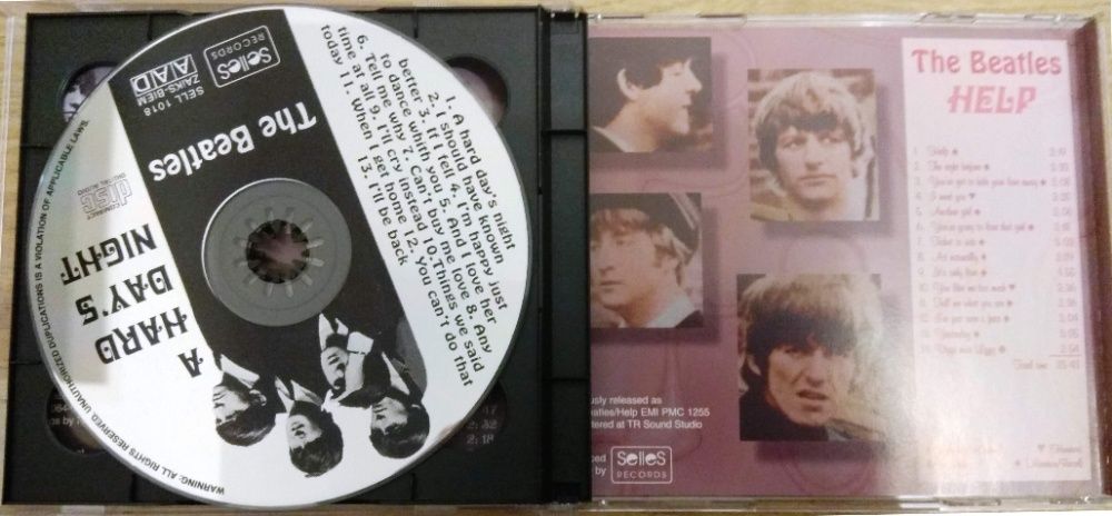 The Beatles "A Hard Day’s Night" + "Help!" 2CD - Stan Idealny