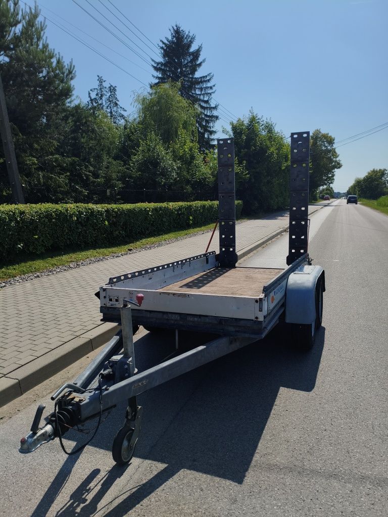 DMC 2700 kg. Przyczepa pod minikoparkę wozidlo i inne maszyny budowlan