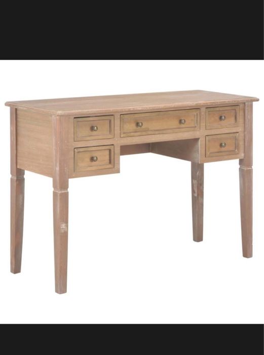 Biurko sekretarzyk vidaXL brazowe