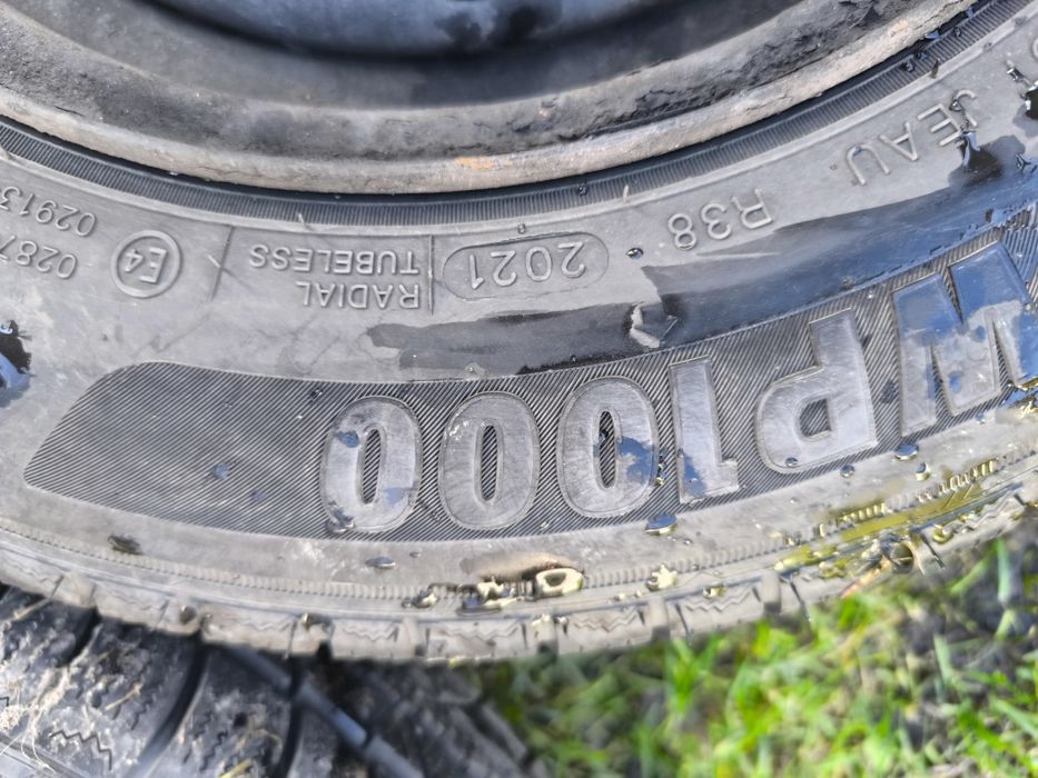Komplet 4 felg 4x98 z oponami 155/80 R13 Fiat Panda