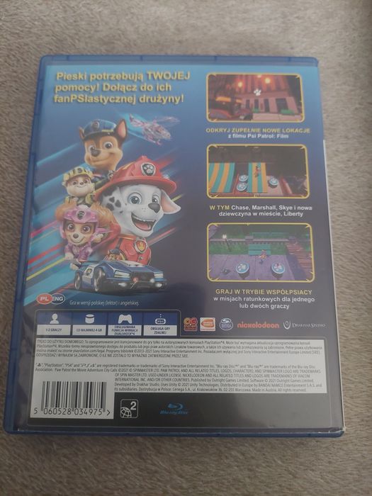Gra na PS4 Psi patrol Miasto przygód wzywa