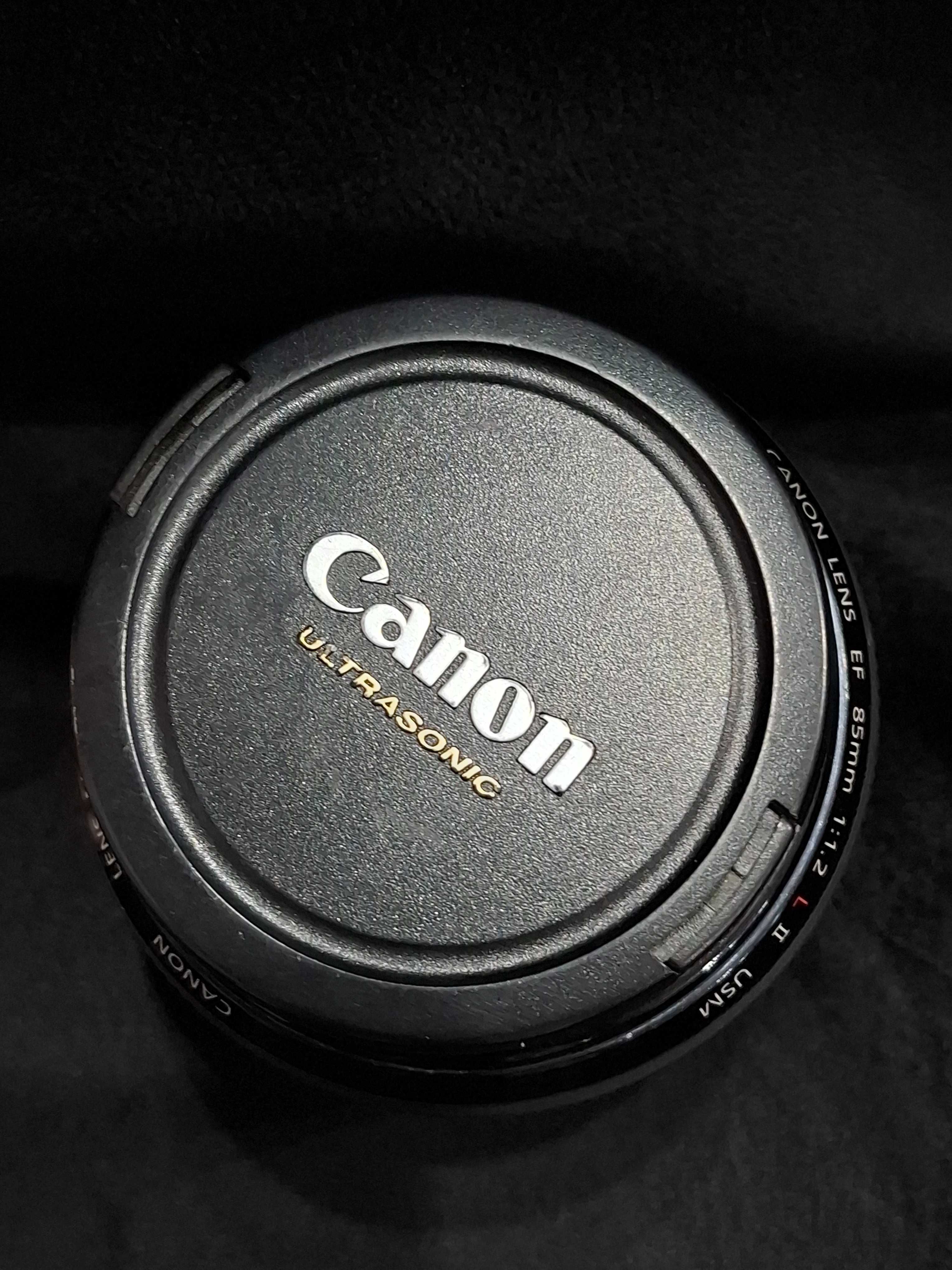 ZADBANY Obiektyw Canon LENS EF 85mm 1:1.2 L II USM + osłona ES-79 II