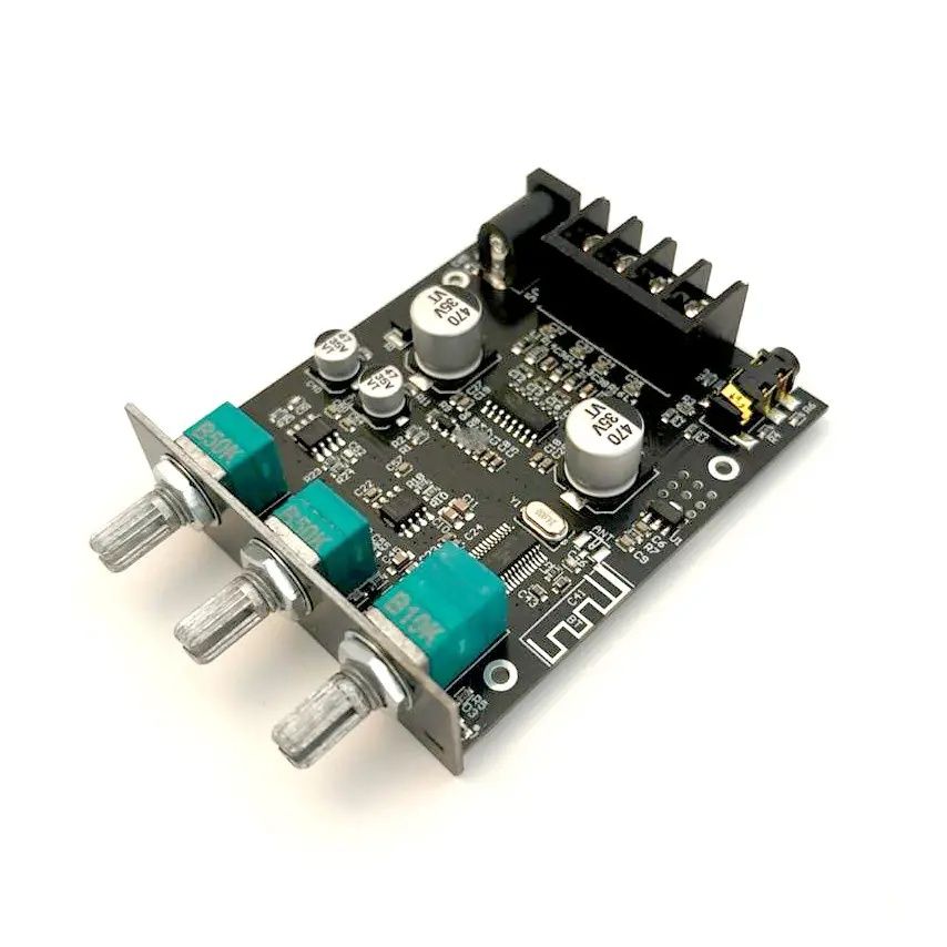 Підсилювач ZK-502MT Bluetooth v5.0, Aux 50Вт*2, 2.0, DC 12-24В