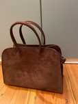 torba shopper kuferek the row brązowa