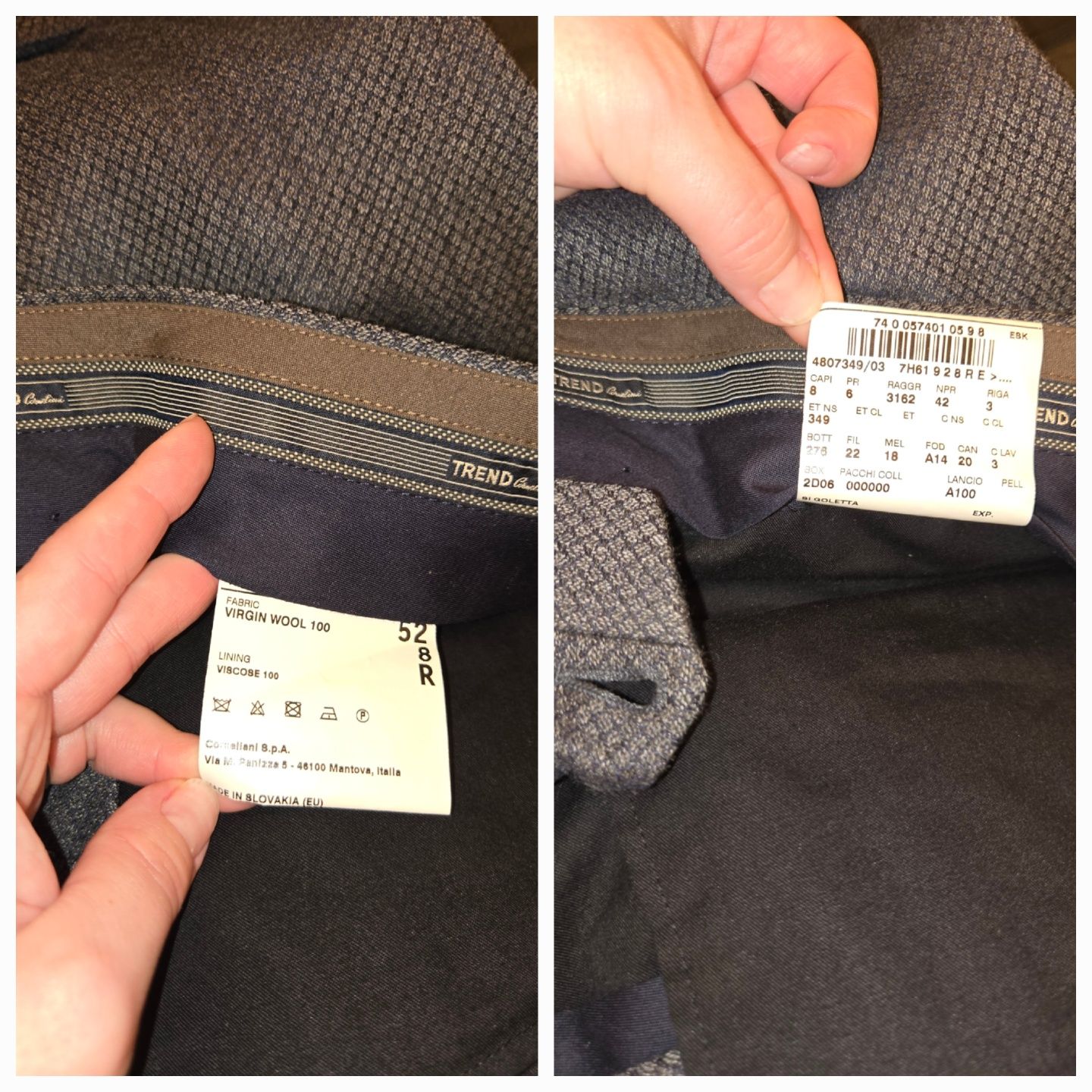 Чоловічий костюм Corneliani 52p.
