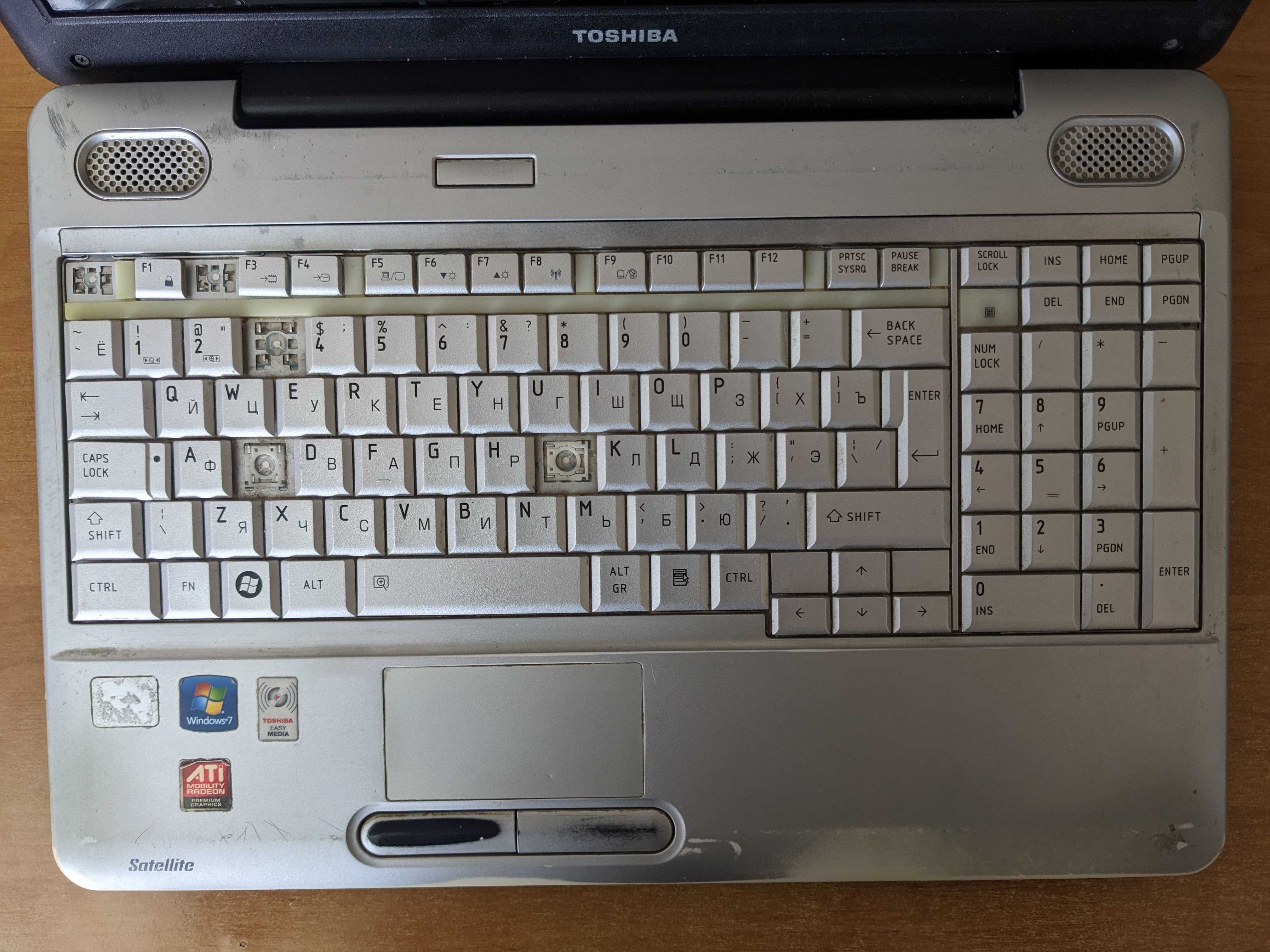 Запчасти до ноутбука Toshiba Satellite L500-1WR