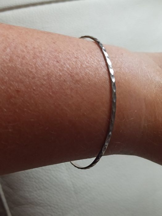 Bransolety srebrne Warmet, zestaw