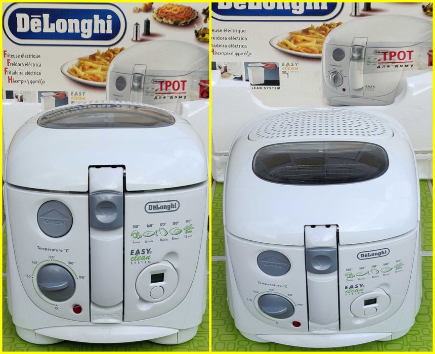 Delonghi F999- new топовая фритюрница с сист.слива масла/Мade in Italy