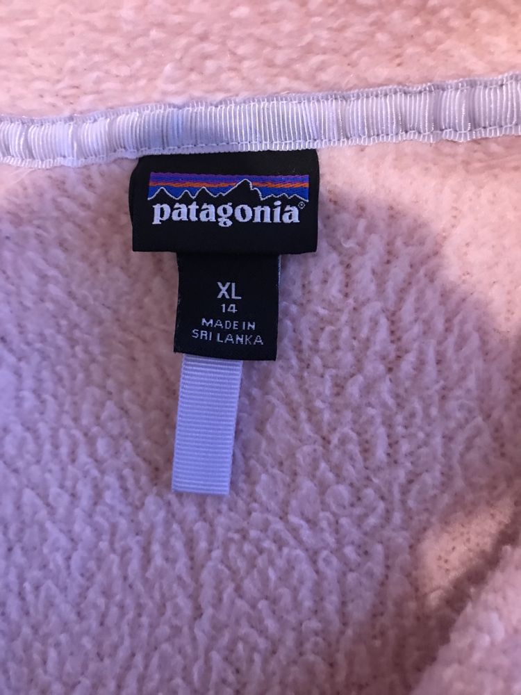 Różowy piękny Polar Patagonia S/M retro pile